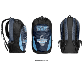 Gear Bag, Colgan HS Basketball, Women's Basketball, Teamtime, Team time, sublimation, custom sports apparel, team uniforms, spirit wear, spiritwear, sports uniforms, custom shirts, team store, custom team store, fundraiser sports, apparel fundraiser