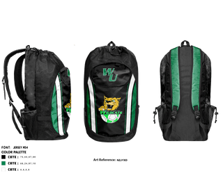 Gear Bag, Wilmington University, Men's Soccer, Teamtime, Team time, sublimation, custom sports apparel, team uniforms, spirit wear, spiritwear, sports uniforms, custom shirts, team store, custom team store, fundraiser sports, apparel fundraiser