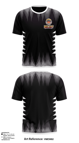 Short Sleeve Performance Shirt, Big Cat Basketball, Men's Basketball, Teamtime, Team time, sublimation, custom sports apparel, team uniforms, spirit wear, spiritwear, sports uniforms, custom shirts, team store, custom team store, fundraiser sports, apparel fundraiser