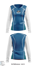 Somerset Academy Sky Pointe Volleyball 85310301 Women's Long Sleeve V-neck Shirt - 1
