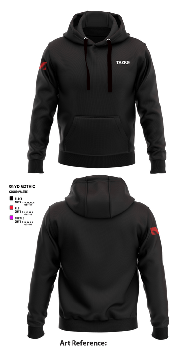 Tazk9 79601909 Hoodie - 1