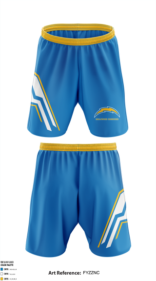 Athletic Shorts With Pockets, Inglewood Jr. All American Football League, Football, Teamtime, Team time, sublimation, custom sports apparel, team uniforms, spirit wear, spiritwear, sports uniforms, custom shirts, team store, custom team store, fundraiser sports, apparel fundraiser