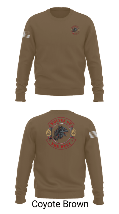 Wolves of the west 83450229 Crew Neck Sweatshirt - 8