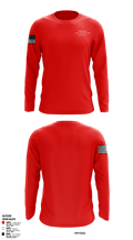 Bismarck fire protection district 89922865 Long Sleeve Performance Shirt - 1