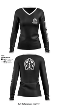 American Cola Culture 28641954 Women's Long Sleeve V-neck Shirt - 1