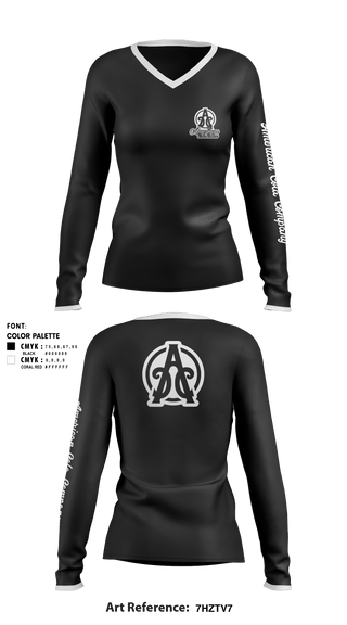 Women's Long Sleeve Vneck Shirt, , , Teamtime, Team time, sublimation, custom sports apparel, team uniforms, spirit wear, spiritwear, sports uniforms, custom shirts, team store, custom team store, fundraiser sports, apparel fundraiser