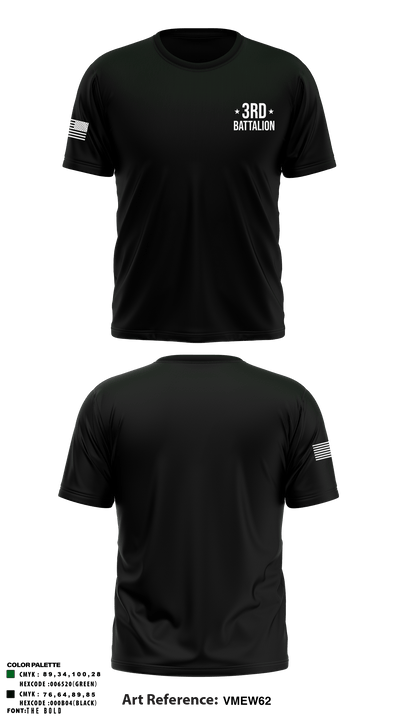 3rd Battalion 15436757 Short Sleeve Performance Shirt - 2