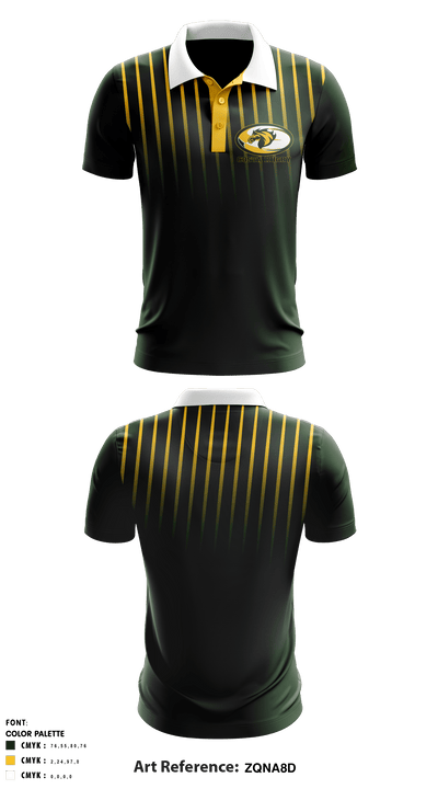 Mira Costa High School Rugby 27581473 Short Sleeve Performance Polo - 1