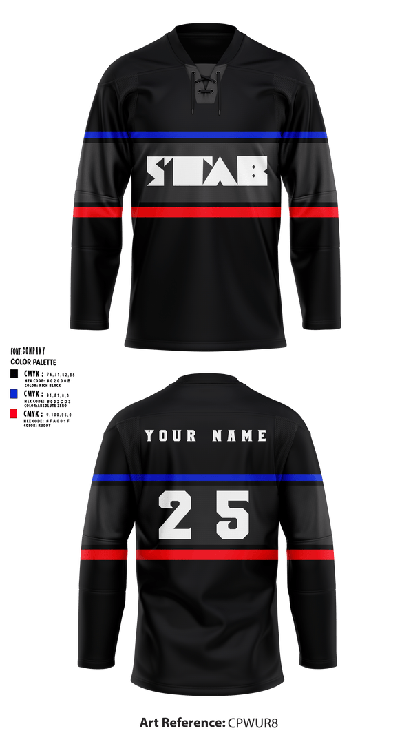 Hockey Jersey, STAB, Ice Hockey, Teamtime, Team time, sublimation, custom sports apparel, team uniforms, spirit wear, spiritwear, sports uniforms, custom shirts, team store, custom team store, fundraiser sports, apparel fundraiser