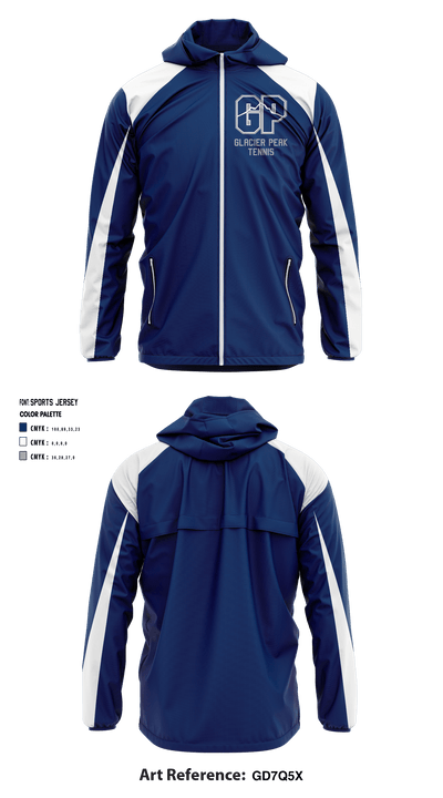 Glacier Peak Tennis 31156554 Windbreaker - 1