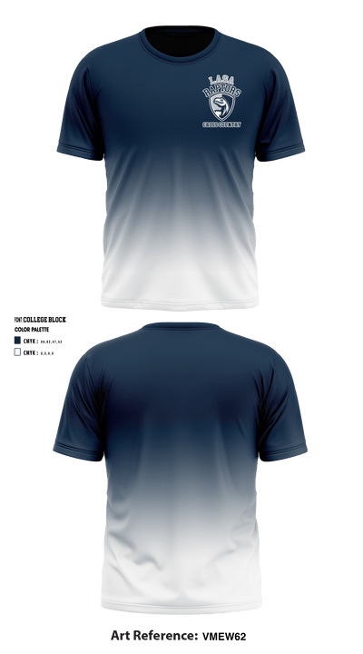 Liberal Arts and Science Academy High School Cross Country 39848663 Short Sleeve Performance Shirt - 1