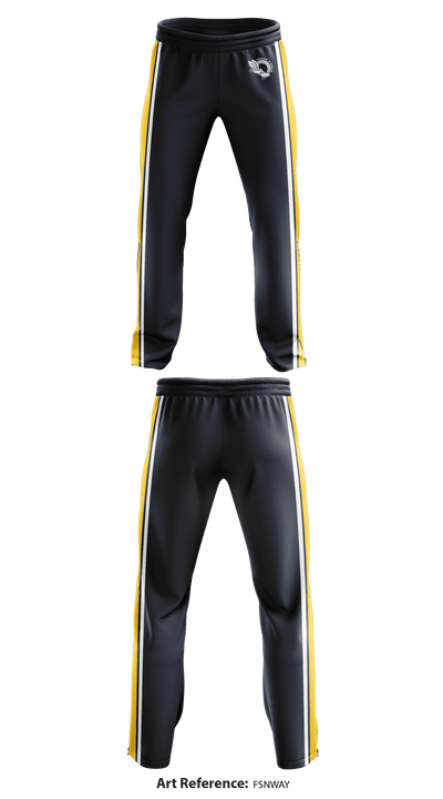 George Washington track and field 9961451 Sweatpants with zipper bottoms - 7