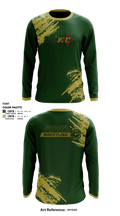 Badlands Badgers Wrestling Club 53583810 Long Sleeve Rash Guard Shirt - 3