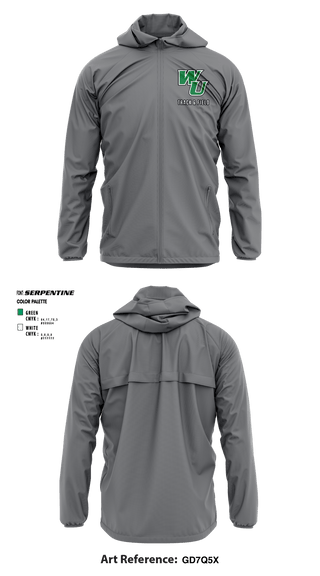 Windbreaker, Wilmington University Track, Track & Field, Teamtime, Team time, sublimation, custom sports apparel, team uniforms, spirit wear, spiritwear, sports uniforms, custom shirts, team store, custom team store, fundraiser sports, apparel fundraiser