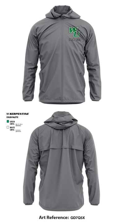 Wilmington University Track 37638015 Windbreaker - 8