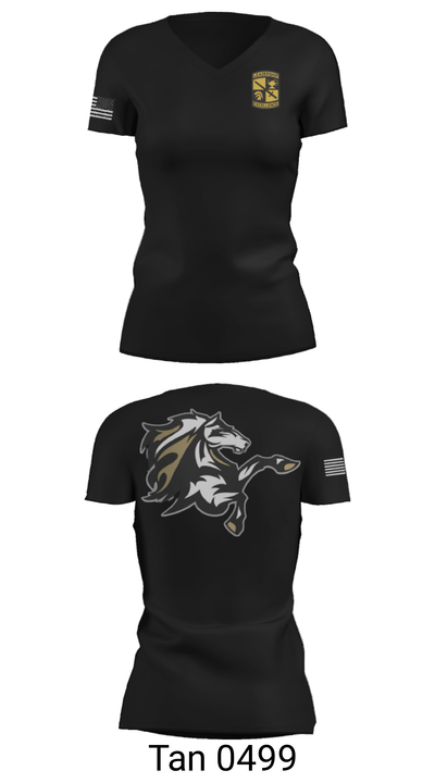 FSU ROTC 41025512 Women's Short Sleeve V-neck Shirt - 17