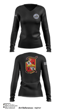 4th LAR 77324342 Women's Long Sleeve V-neck Shirt - 2