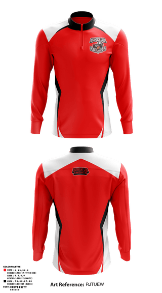 Quarter Zip Jacket, Homer Jr. Knights, Men's Basketball, Teamtime, Team time, sublimation, custom sports apparel, team uniforms, spirit wear, spiritwear, sports uniforms, custom shirts, team store, custom team store, fundraiser sports, apparel fundraiser