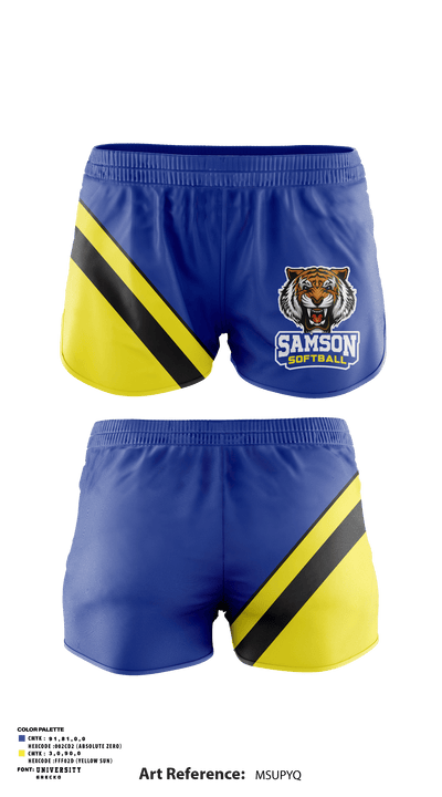 Samson High School Softball 21752962 Ranger Panties - 1