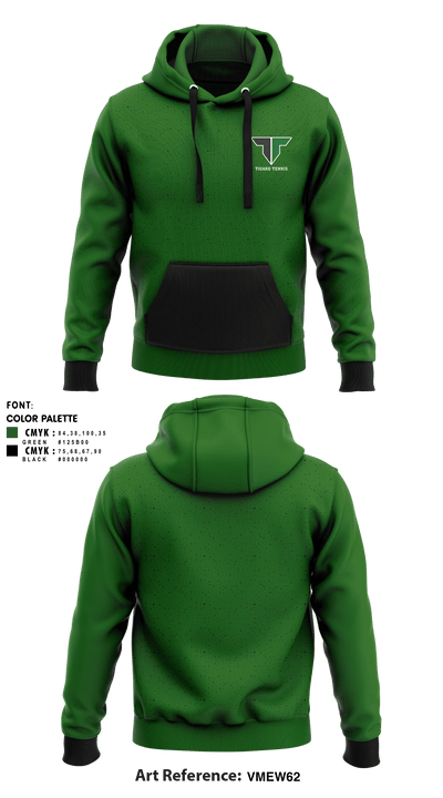 Tigard High School Tennis 55751145 Hoodie - 1