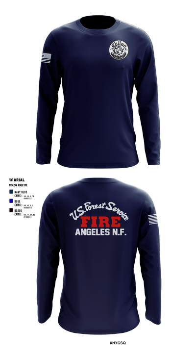 Chilao fire camp 73370609 Long Sleeve Performance Shirt - 2