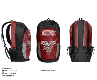 Gear Bag, William M Raines High School Wrestling, Wrestling, Teamtime, Team time, sublimation, custom sports apparel, team uniforms, spirit wear, spiritwear, sports uniforms, custom shirts, team store, custom team store, fundraiser sports, apparel fundraiser