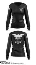 CRT 1345239 Women's Long Sleeve V-neck Shirt - 1