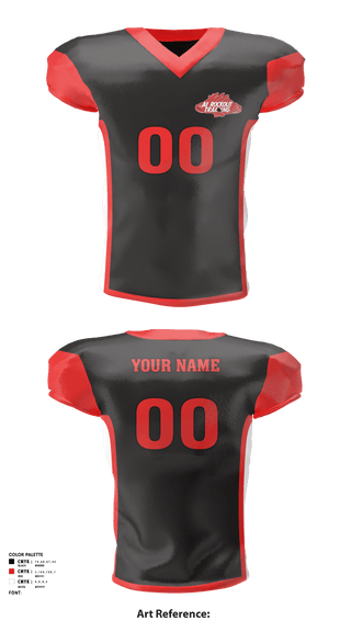 Football Jersey, A1RockOut Training, Football, Teamtime, Team time, sublimation, custom sports apparel, team uniforms, spirit wear, spiritwear, sports uniforms, custom shirts, team store, custom team store, fundraiser sports, apparel fundraiser