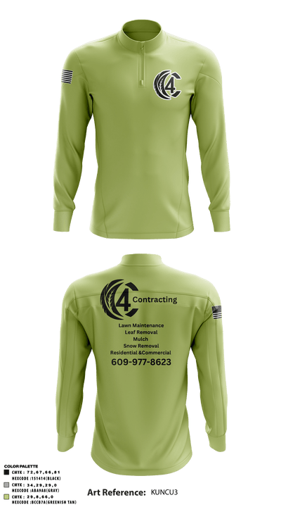 C4 36536830 Quarter Zip Jacket - 4