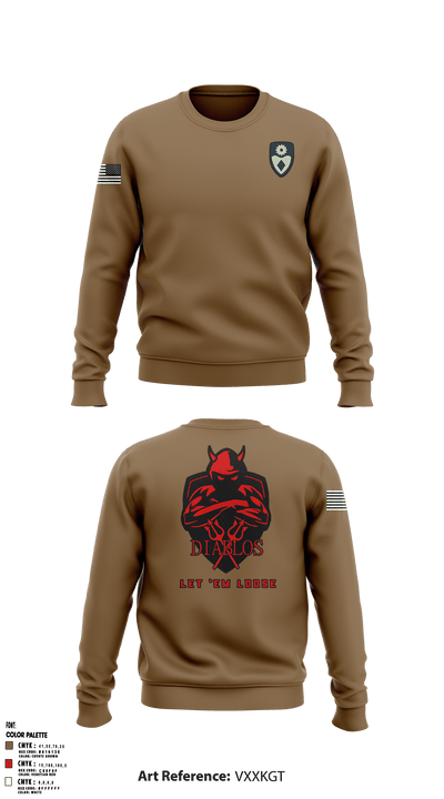 3rd PLT Diablos 55800262 Crew Neck Sweatshirt - 6