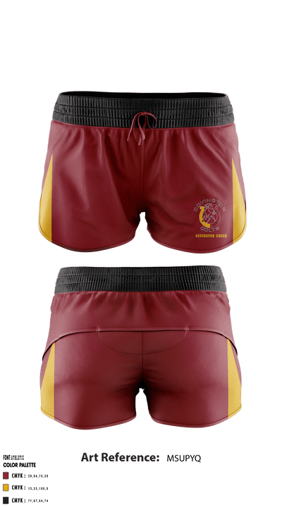 Covington Middle School Cheer 37381303 Women's Shorts - 1