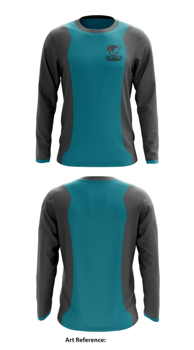 Century High School golf 40089764 Long Sleeve Performance Shirt - 1