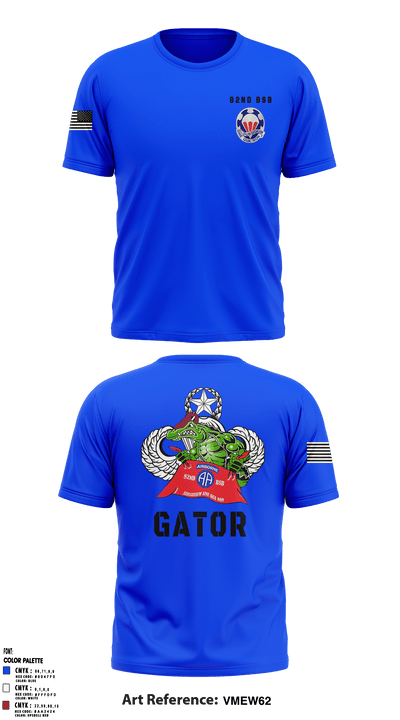 82nd BSB 82nd ABN DIV 96465842 Short Sleeve Performance Shirt - 2
