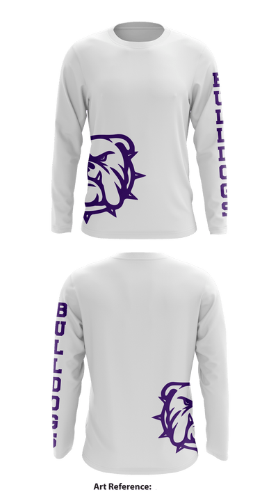Bulldog Wrestling Club 25100295 Long Sleeve Performance Shirt - 3