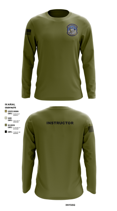 373 TRS / DET 12 70443179 Long Sleeve Performance Shirt - 5
