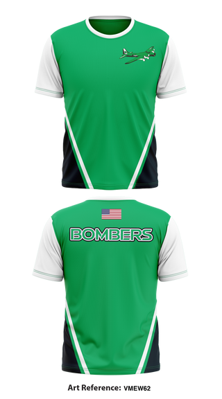 Bombers 87119856 Short Sleeve Performance Shirt - 1