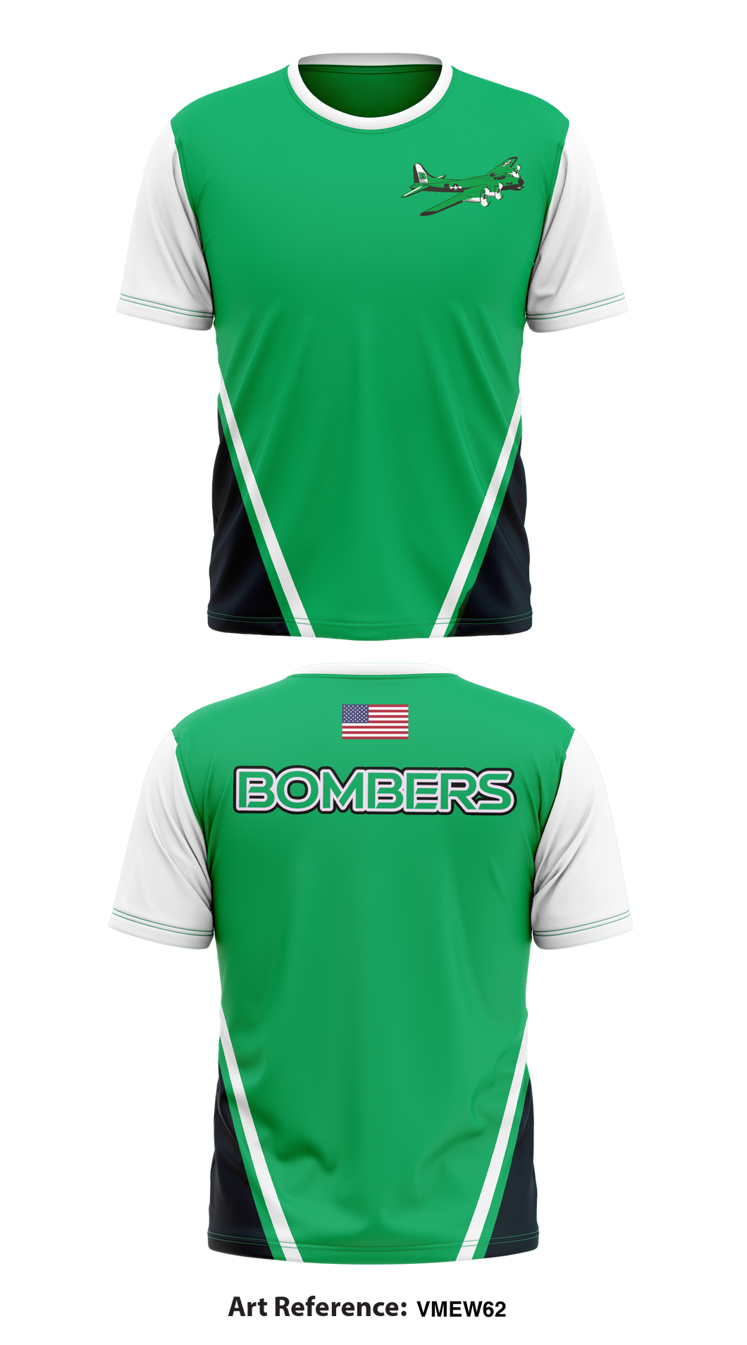 Bombers 87119856 Short Sleeve Performance Shirt - 1