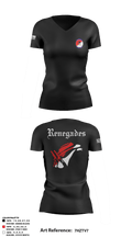 Alpha Troop 2-6 Cav Renegades 60114489 Women's Short Sleeve V-neck Shirt - 1