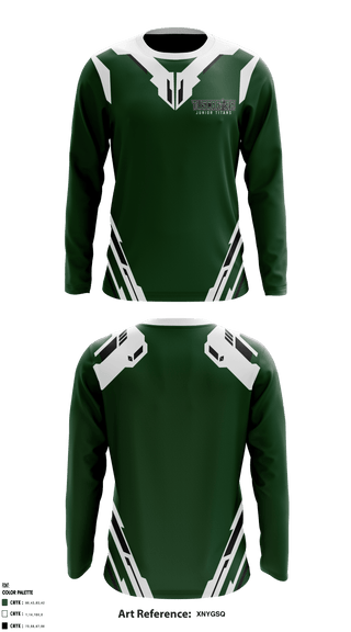 Long Sleeve Performance Shirt, Tuscarora jr Titans football, Football, Teamtime, Team time, sublimation, custom sports apparel, team uniforms, spirit wear, spiritwear, sports uniforms, custom shirts, team store, custom team store, fundraiser sports, apparel fundraiser