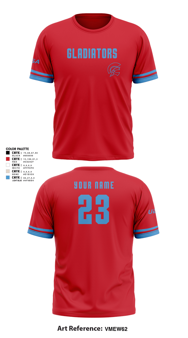 Short Sleeve Performance Shirt, Gladiator Gold, Baseball, Teamtime, Team time, sublimation, custom sports apparel, team uniforms, spirit wear, spiritwear, sports uniforms, custom shirts, team store, custom team store, fundraiser sports, apparel fundraiser