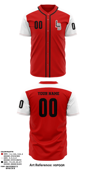 Two Button Baseball Jersey, Litchfield Baseball Association, Baseball, Teamtime, Team time, sublimation, custom sports apparel, team uniforms, spirit wear, spiritwear, sports uniforms, custom shirts, team store, custom team store, fundraiser sports, apparel fundraiser