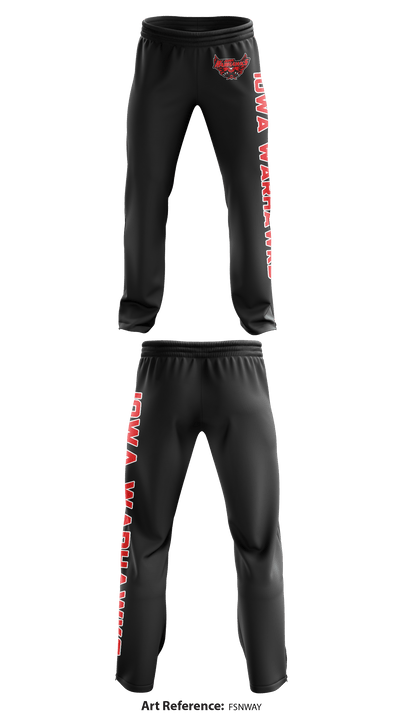 Iowa Warhawks 98296856 Sweatpants - 4
