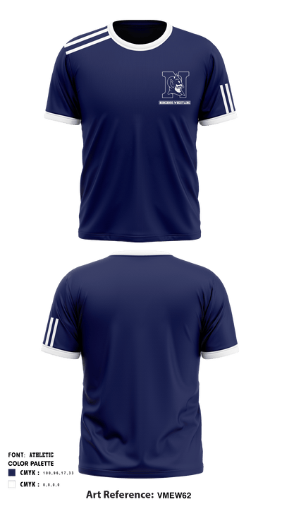 Norcross High School Wrestling 64880600 Short Sleeve Rash Guard Shirt - 2