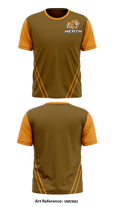 Heath High School 37532753 Short Sleeve Performance Shirt - 1