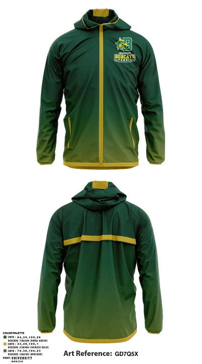 Bobcat Tennis 31904362 Windbreaker - 2