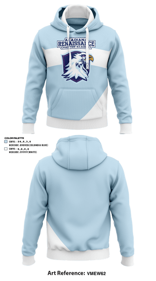 Hoodie, Acadiana Renaissance Charter Academy High School, School Spirit Store, Teamtime, Team time, sublimation, custom sports apparel, team uniforms, spirit wear, spiritwear, sports uniforms, custom shirts, team store, custom team store, fundraiser sports, apparel fundraiser