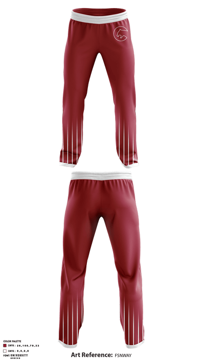 Cannon School Golf 65419322 Sweatpants - 1