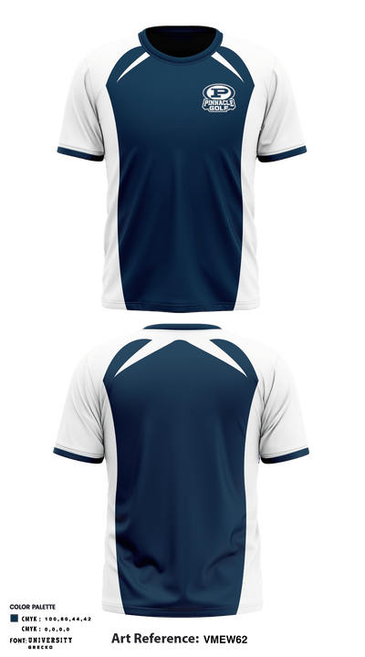 Pinnacle High School Golf 37503583 Short Sleeve Performance Shirt - 1