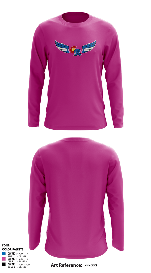 Long Sleeve Performance Shirt, Coal Ridge HS Track & Field, Track & Field, Teamtime, Team time, sublimation, custom sports apparel, team uniforms, spirit wear, spiritwear, sports uniforms, custom shirts, team store, custom team store, fundraiser sports, apparel fundraiser