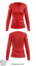 Blount County Rescue Squad 66497611 Women's Long Sleeve V-neck Shirt - 2